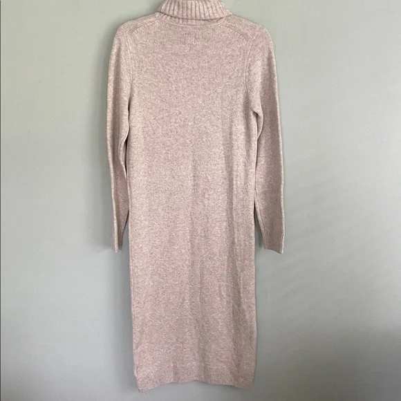 GAP Women’s Cream Long Sleeve Turtleneck Sweater Dress Size Small - Picture 6 of 7